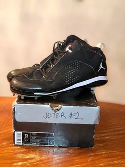 Jordan Derek Jeter "Throwback" Mid Cleats 2010 OG Original Pair - Size 15