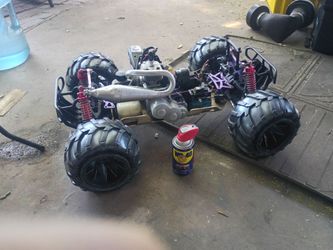 Gas-Powered RC Monster Truck Chassis