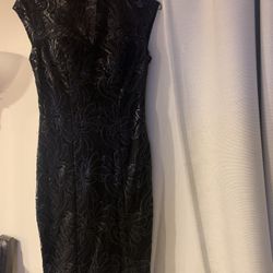 Sue Wong Black sequin dress