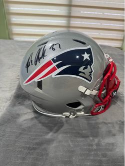 Rob Gronkowski Signed Patriots Full Size Authentic Helmet Fanatics COA