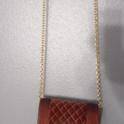 Quilted Velvet Purse