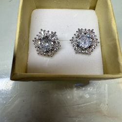 Diamond Moissanite Earrings (REAL)