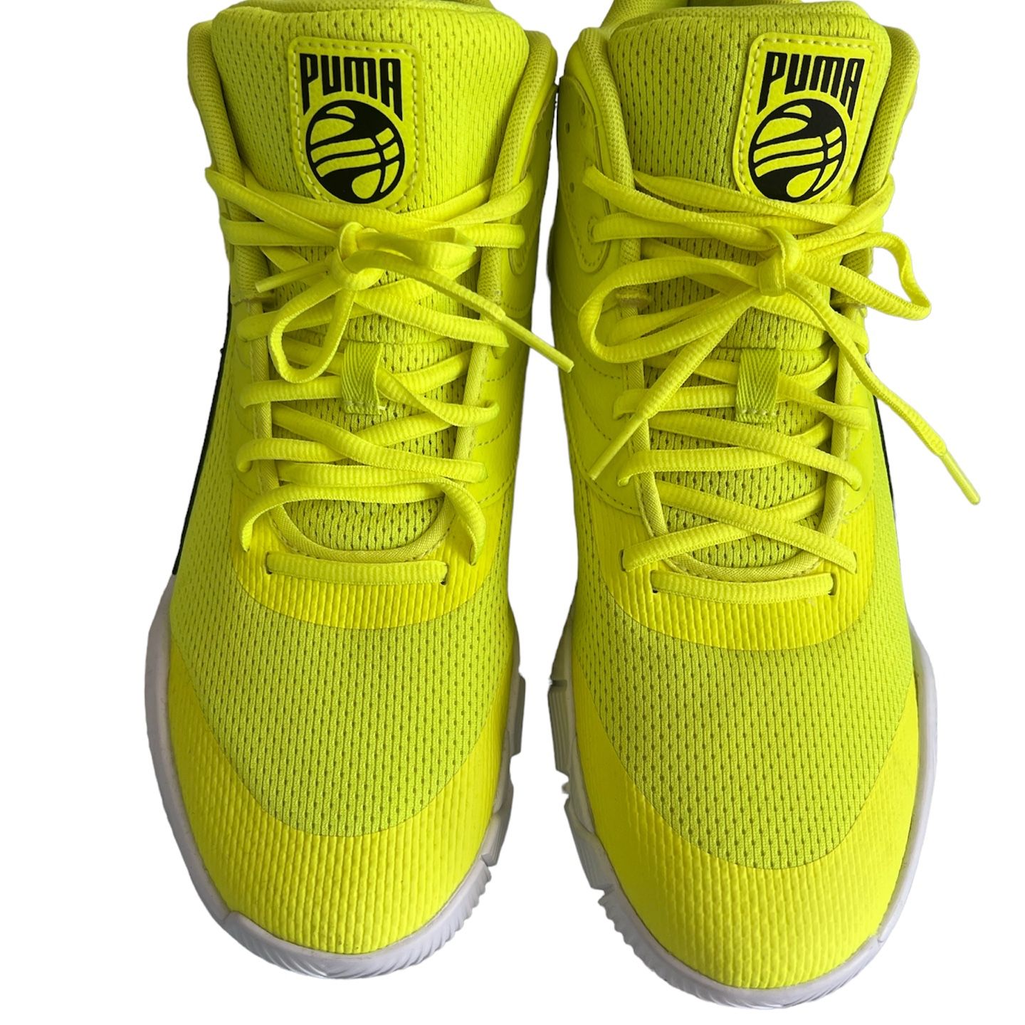 Puma Triple Mid Basketball Shoes Mens Size 13 Neon Yellow Black Sneakers Amazon.com | PUMA Triple Mid (Big Kid) Yellow Alert/Puma  main image 4