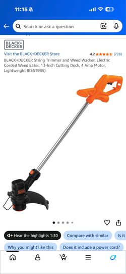 Black & Decker String Trimmer /Edger electric