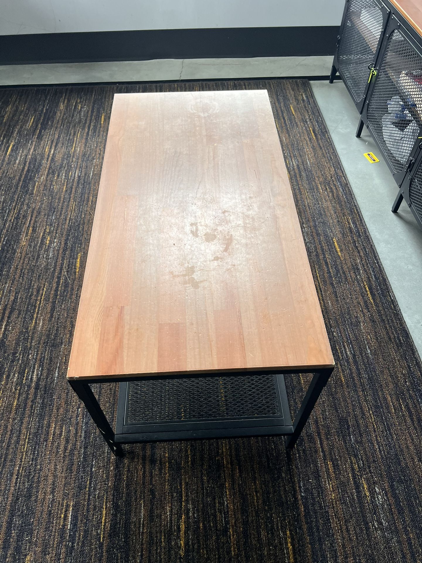 IKEA FJÄLLBO Coffee table, black, 35 3/8x18 1/8 "