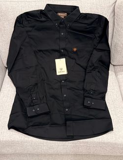 ARIAT Solid Twill Fitted Shirt