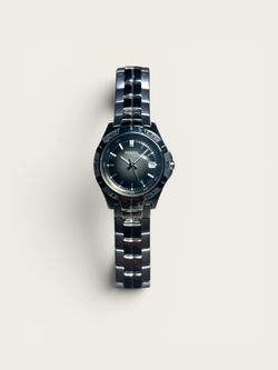 Fossil Black Stainless Steel Men’s Date Watch AM4381