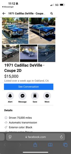 1971 Cadillac Coupe Deville