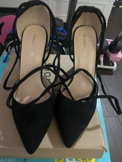 Ankle Tie Heeled Shoe