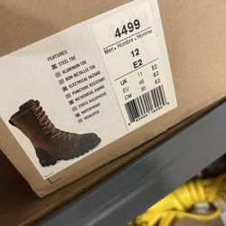New Steel Toe Work Boots 