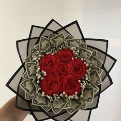 Money Bouquet Valentines