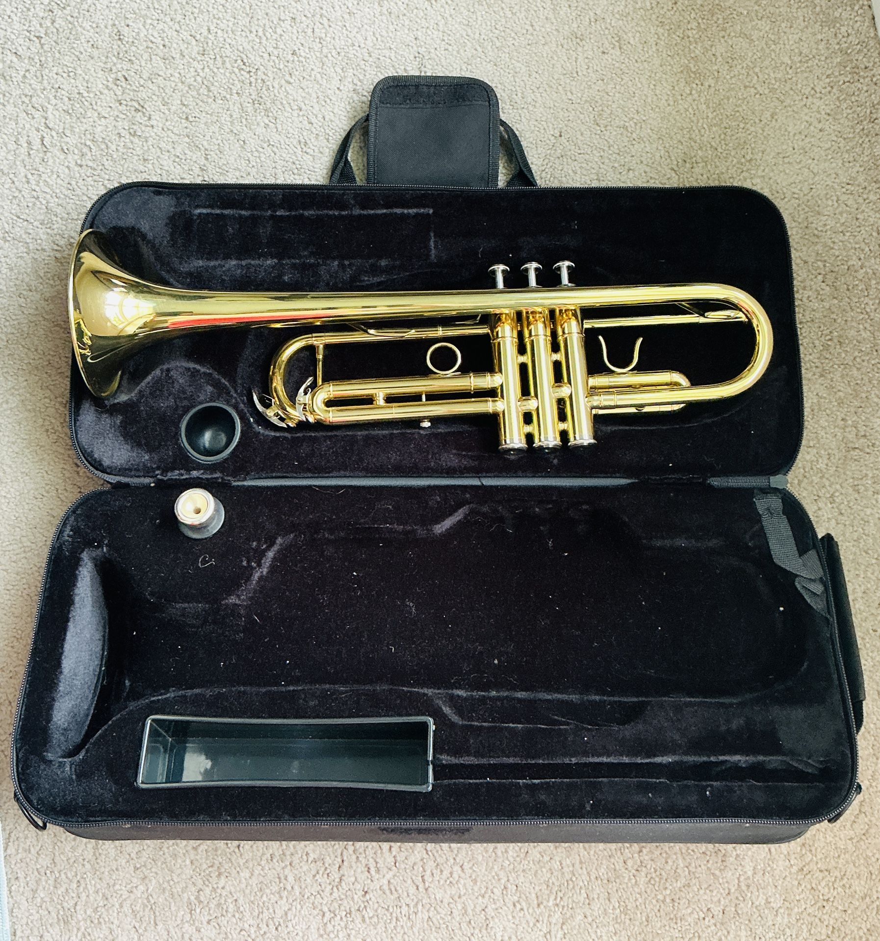 Gold Tone Cornet Sonata Professional Performance Instrument with Storage Case