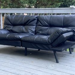  Leather futon