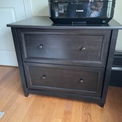 Two drawer storage/ file cabinet