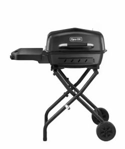 Portable Charcoal Grill in Black