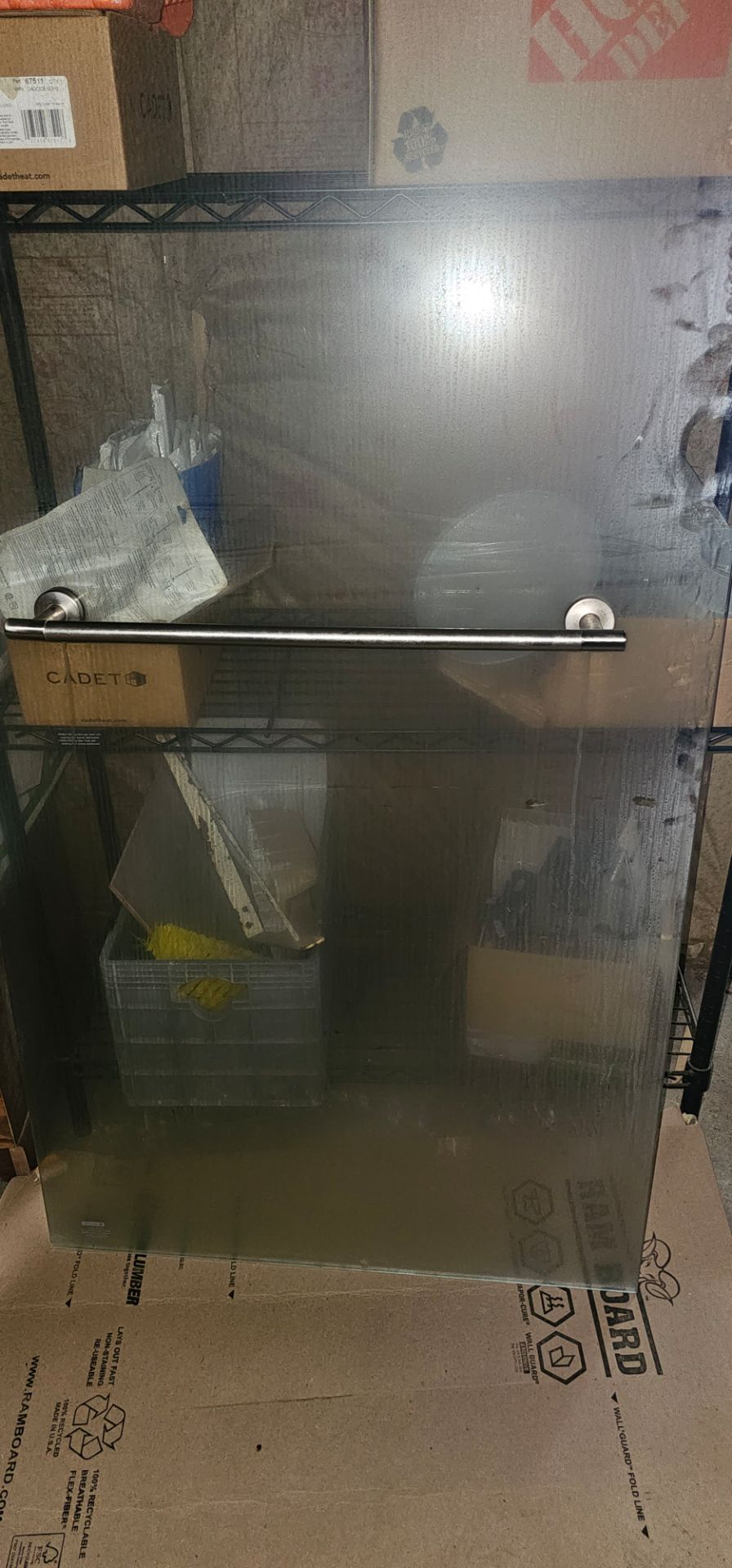 Shower doors..