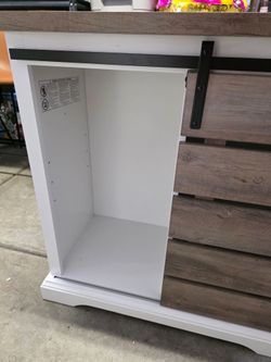 Farmhouse Dresser with Sliding Barn Door