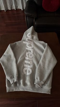 Gray Supreme Hoodie