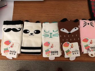 Brand new knee high socks -5 pairs