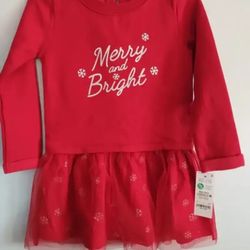 CARTER'S TODDLER RED DRESS SIZES 2Tand 3T.... CHECK OUT MY PAGE FOR MORE ITEMS