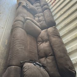 Electric Reclining Couch And Loveseat