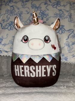 Sofia the Hershey Unicorn & Regina the Kisses Dog Scented Valentines Day Squishmallows (read description)