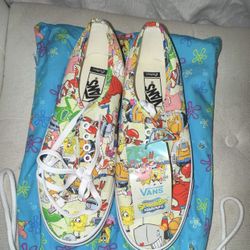SpongeBob Custom Vans