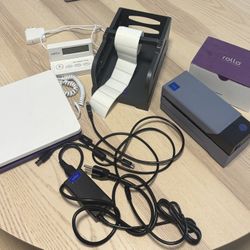 Rollo Thermal Label Printer + Rollo Shipping Scale + Accessories in Perfect Condition