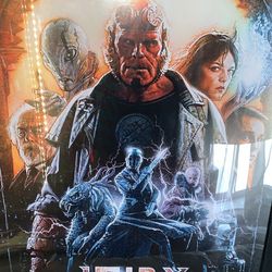 Hellboy Framed Movie Poster