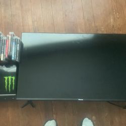 PS3 With 20 Games And 48 Inch Tv 