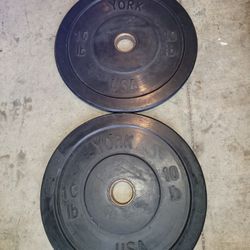 Olympic Bumper Plates-10lbs Cash or Zelle 