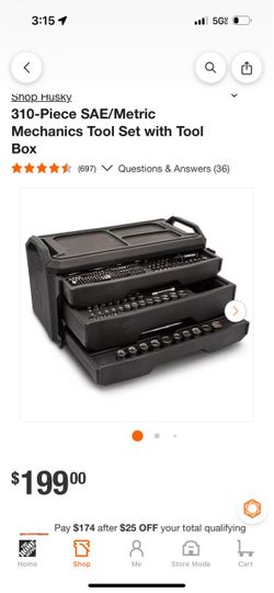 Husky mechanic tool box