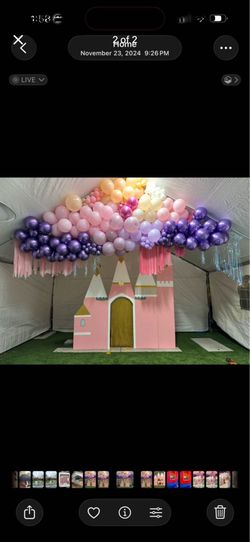 castle birthday decor