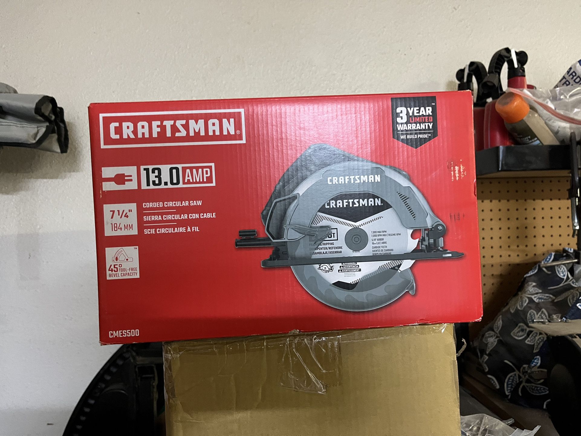 CRAFTSMAN 13-Amp 7-1/4-in Corded Circular Saw for Sale in Modesto, CA  OfferUp