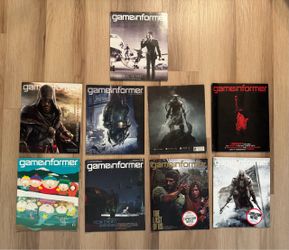 Vintage Game Informer Magazine Lot 2011-2012 - 9 Issues, Skyrim, The Last of Us
