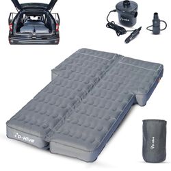 D-Hive Unbeatable Durability SUV Air Mattress for Car Camping, Durable Extra Thick 300D Oxford Fabric,