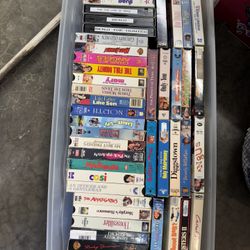 Bunch Of VHS Tapes