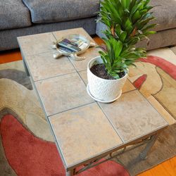 Tile Coffee Table And End Table Set 