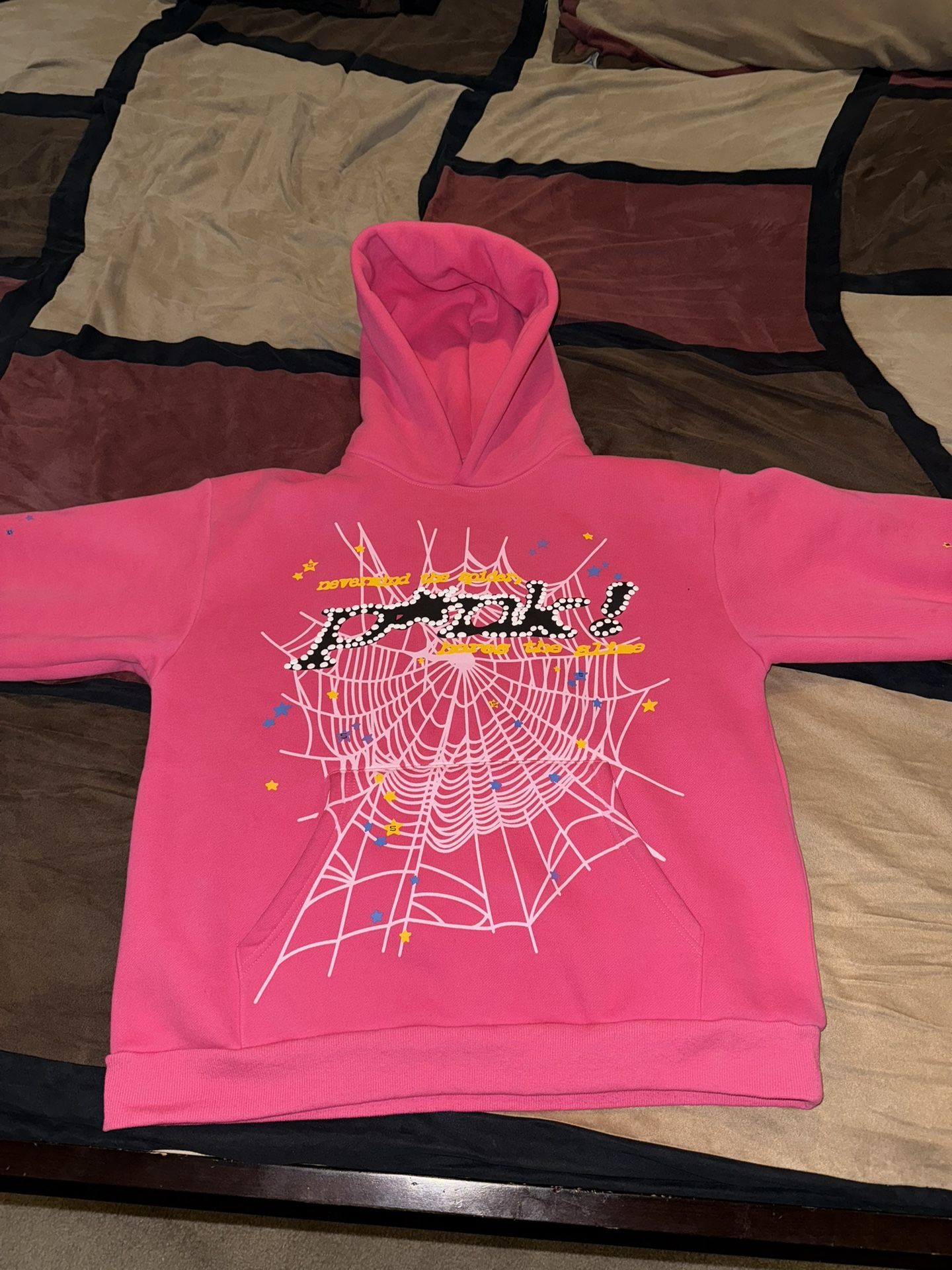 Pink Sp5der Hoodie