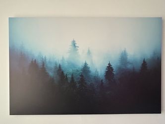 Large forest print