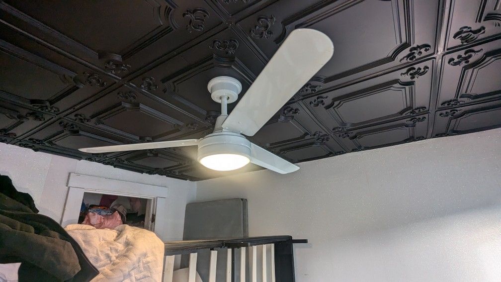 White Ceiling Fan Light