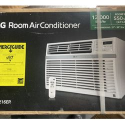 New in box LG 12,000 BTU Window Air Conditioner, 550 Sq.Ft.