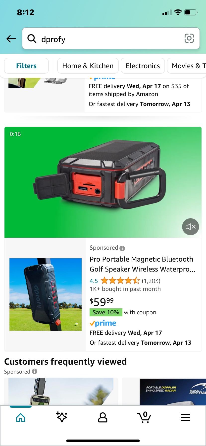 Pro Portable Magnetic Bluetooth Wireless Golf  Speaker 