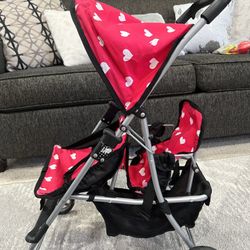 Toddler Doll Double stroller Toy