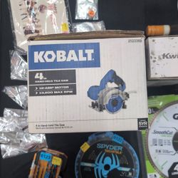 Kobalt 4" Hand Held Tile Saw
