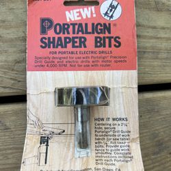 Portalign Shaper Bit For Portable Electric Drills No. 267 West Germany   