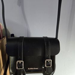 Dr. Martens 7 inch LEATHER SATCHEL Shoulder Crossbody Bag