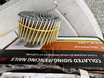 New hot galvanized siding fencing pallets nails $5 roll or $50 box