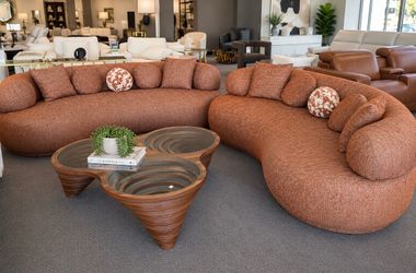 Luxury Curved Cloud Sectional Sofa – Only $55 Down 🤎