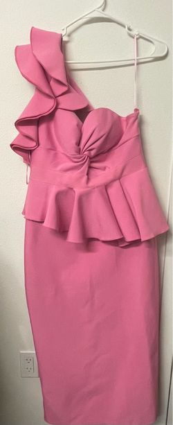 Pink cocktail dress